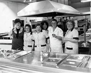 Women Collection: Swindon Works Canteen Staff, 1986