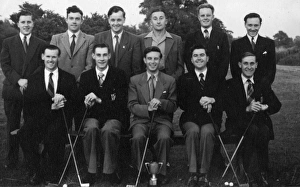 Sport Collection: Swindon Works, Drawing Office Putting Team, 1955