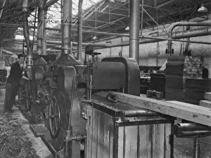 Wood Gallery: Timber planing at the sawmill, 1953