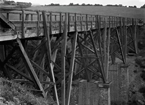 Timber Viaducts Collection: Tregagle Viaduct, 1898