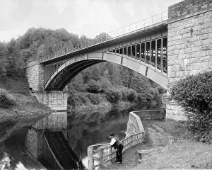 1890s Prints: Victoria Bridge, Arley, c.1890s