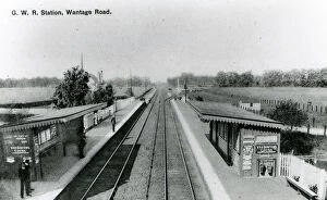 Oxfordshire Collection: Wantage Road Station, Oxfordshire, c.1910