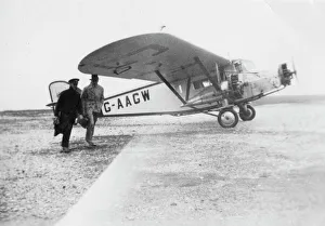 Railway Air Services Gallery: Westland Wessex Plane - G-aGW, c1933