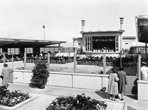 1939 Collection: Weymouth pier bandstand, about 1939