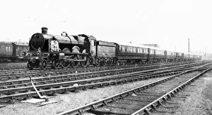 Royal Collection: Windsor Castle hauling King George Vs funeral train, 1936