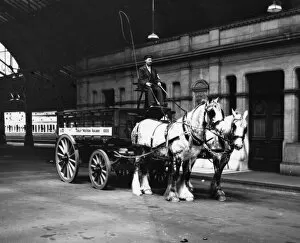 Horse Drawn Vehicles Gallery: Windsor Station, 1948