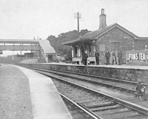 Covered Footbridge Gallery: Wishford Station, c.1920s