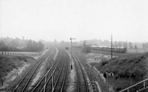Wootton Bassett Station Gallery: Wootton Bassett Junction and Signal Box, 1921