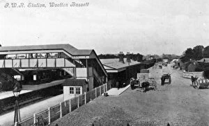 Horse Collection: Wootton Bassett Junction Station, c.1920