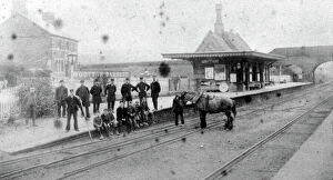 Images Dated 28th April 2016: Wootton Bassett Station, 1893