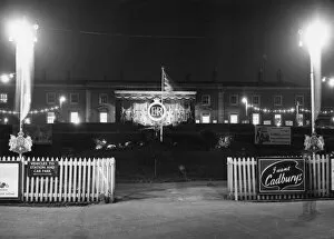 Royal Collection: Worcester Shrub Hill Station Decorations, 1957