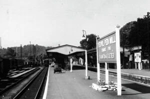 Platform Gallery: Yeovil Pen Mill Station, Somerset, July 1959